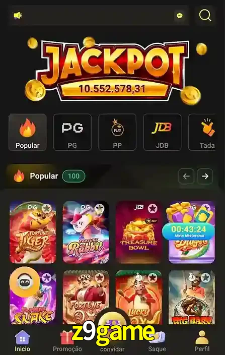 Promoções Especiais no z9game App